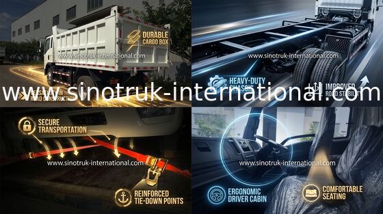 採鉱産業のためのユーロIii Sinotruk Howo 6x4のダンプのダンプカー トラック