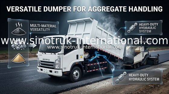軽量ユーロ3 4×4 Sinotruk Howoのダンプ トラック