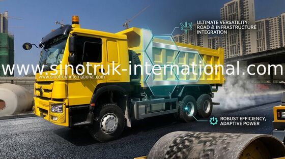 構造鉱山のためのSinotruk Howo 6x4のダンプ トラック336HP