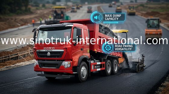 360HP LHD 30 - 40のインターナショナル トンのSinotruk Howo 6x4のダンプ トラックのHowoのダンプカー トラック