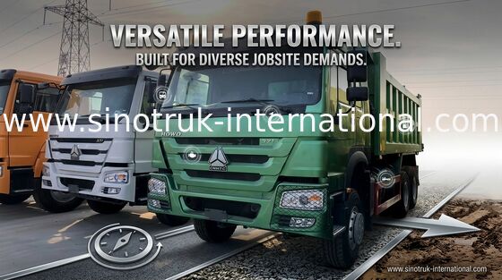 ダンプカー トラック6x4 SINOTRUK 10の車輪HOWO ZZ3257N3647A 30のトン16 - 18 CBM