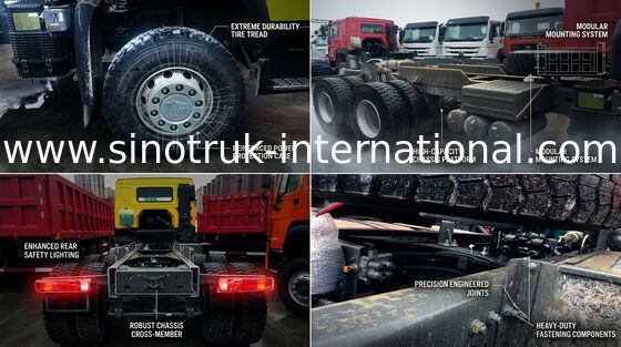 構造SINOTRUK HOWO 6x4のための336HPダンプカーのダンプ トラック