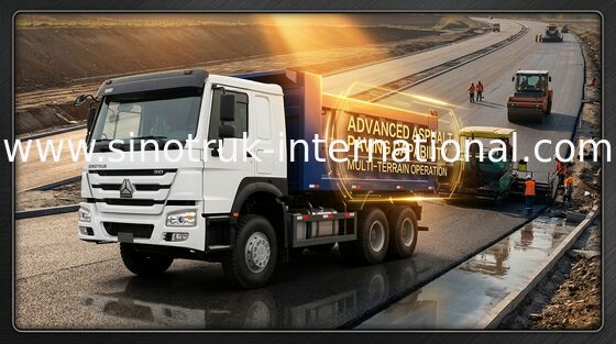 SINOTRUK HOWOのダンプカー トラック266HP 6X4 LHD 10 - 25CBM商業ダンプ トラック