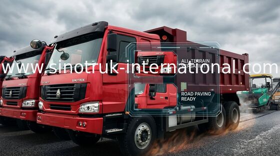 HOWOのダンプ トラック10は371HP LHD 10 -採鉱産業のための25 CBM 30 -を40tons動かします