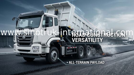 ZZ3255N3646B1 336HP LHD 10はSinotruk Howoのダンプ トラックのユーロ2の標準を動かします