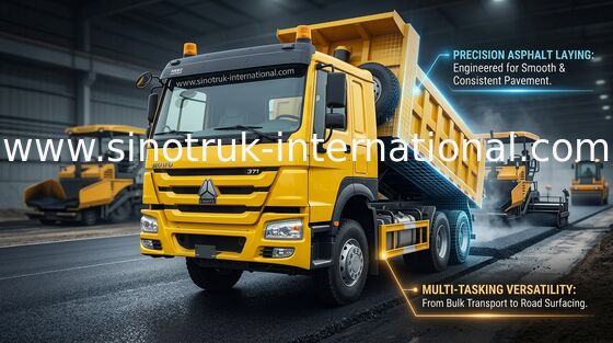 構造鉱山のためのSinotruk Howo 6x4のダンプ トラックを使用して