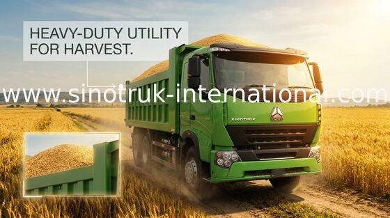 SINOTRUK HOWOの建築材のローディングのための重いダンプ トラックRHD 6X4
