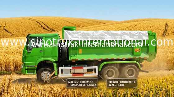 地方自治体の頑丈なダンプカーのダンプ トラックSINOTRUK HOWO LHD 336HP 10は動きます