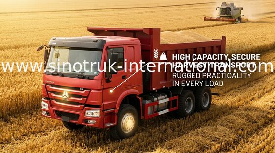 Sinotruk Howoのダンプ トラックLHD 371 HP 25 -重いダンプ トラック40トンのユーロ2の