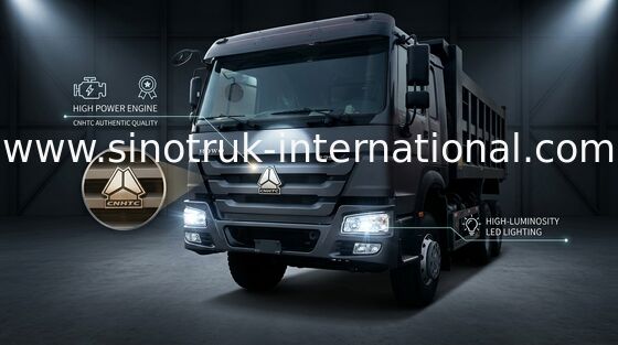 自動Sinotruk Howoのダンプ トラック、コマーシャル10の荷車引きのダンプ トラック