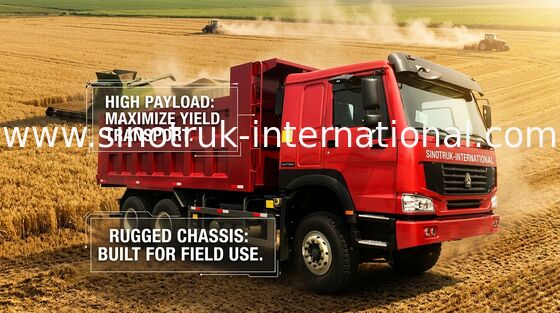 Sinotruk Howo のダンプカーのダンプ トラック 6X4 RHD 371HP 25 のトン 10-25CBM ZZ3257N3647A