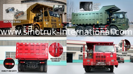 ユーロ 2 のエミッション規格の高性能 LHD 6X4 SINOTRUK HOWO のトラック