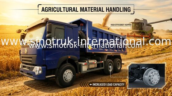 商業ダンプ トラック 6X4 LHD 371HP を採鉱する SINOTRUK HOWO 25-40 トン