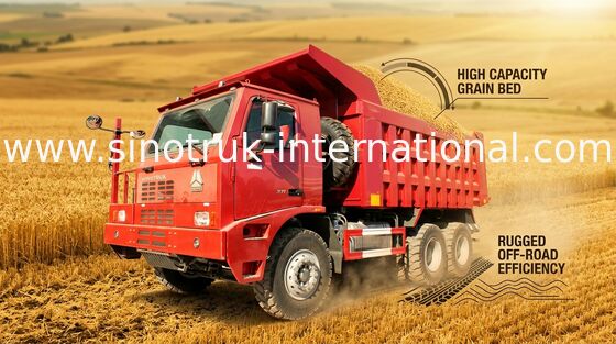 高い積載量 SINOTRUK の炭鉱のダンプ トラック SGS との 70 トン