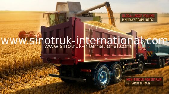 Sinotruk Howo のダンプカーのダンプ トラック 6X4 LHD 371HP 25 のトン 10-25CBM ZZ3257N3647A
