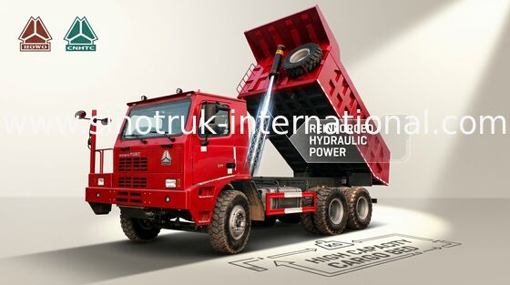 ダンプカーのダンプ トラック SINOTRUK HOWO 70 採鉱 10wheels 371HP 70tons ZZ5707S3640AJ