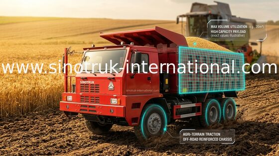 高い耐久力のあるスペシャルは SINOTRUK HOWO トラックによって承認される ISO を疲れさせます