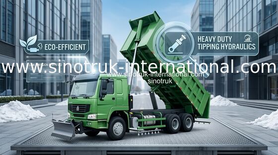 SINOTRUK HOWO のダンプカーのダンプ トラック 371HP 8X4 LHD 31-60tons 20-30CBM ZZ3317N3867W