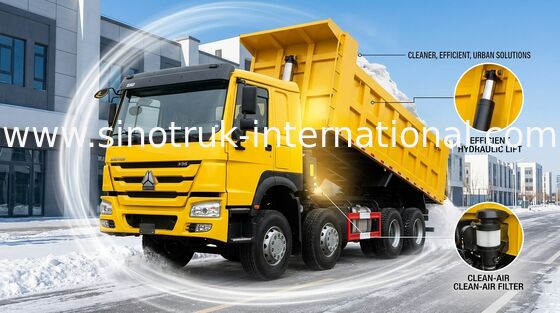 SINOTRUK HOWO のダンプ トラック 371HP 12wheels LHD 31tons 20-30CBM ZZ3317N3267W