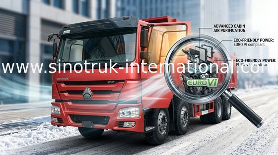 SINOTRUK HOWO のダンプ トラック 371HP 12wheels LHD 31tons 20-30CBM ZZ3317N3567W
