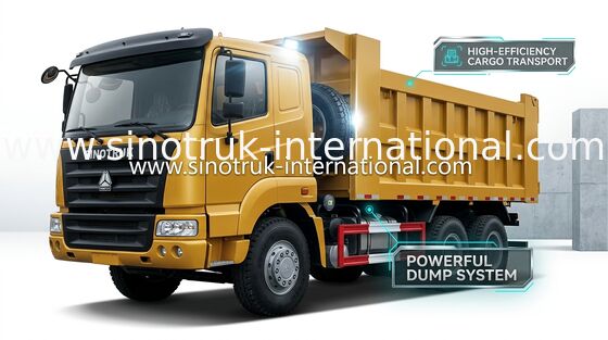 ダンプカーのダンプ トラック SINOTRUK HOWO 25-40tons 371HP 6X4 RHD 10-25CBM ZZ3257N3647A