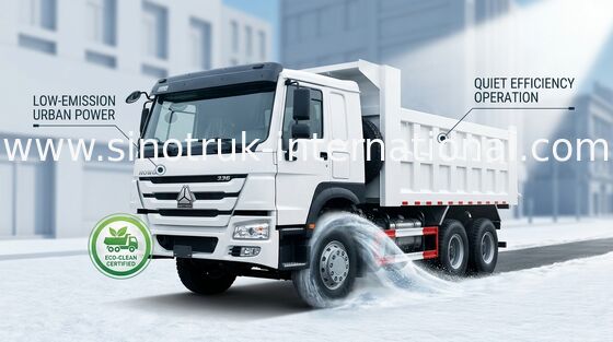 ダンプカーのダンプ トラック SINOTRUK HOWO 10 は 10-25CBM 負荷 25-40tons ZZ3257N3647A を動かします