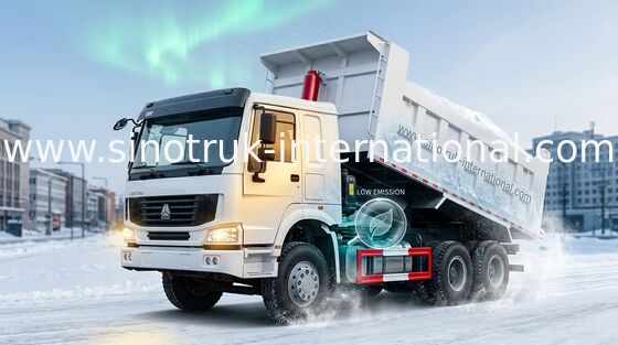 SINOTRUK HOWO のダンプカーのダンプ トラックの負荷 25-40tons 371HP 6X4 10 は 10-25CBM を動かします