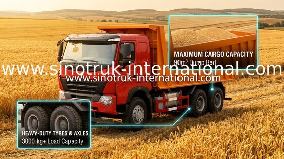 採鉱産業 ZZ3257N3847N1 のためのダンプカーのダンプ トラック SINOTRUK HOWO A7 336HP