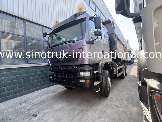 SINOTRUK HOWO TXモデル 371HP LHD ターパーダンプトラック 6X4 警告ライト U型 グレー色