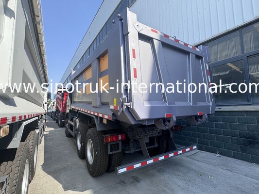 SINOTRUK HOWO TXモデル 371HP LHD ターパーダンプトラック 6X4 警告ライト U型 グレー色