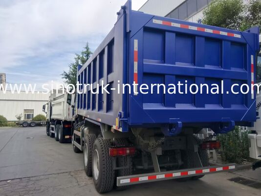 HOWO-NX ダンプ トラック、371HP SINOTRUK エンジン、電気防水シート、頑丈なマンガン鋼製カーゴ ボックスを搭載