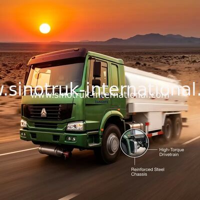 SINOTRUK HOWO 16-20CBM 燃料タンカートラック 6X4 LHD 290HP Euro2 オイルタンクローリー