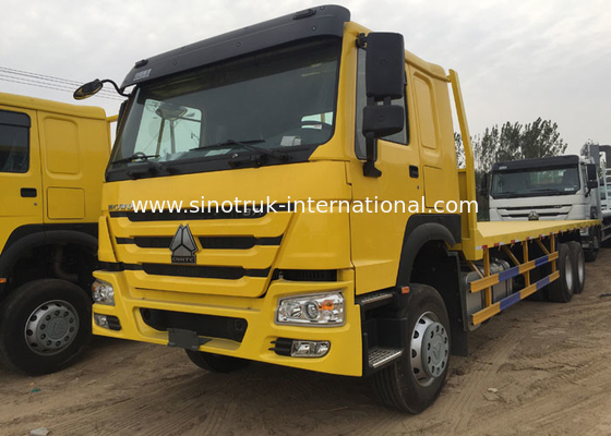 ZZ1257N4641W 336HP SINOTRUKの平床式トレーラーの貨物トラック