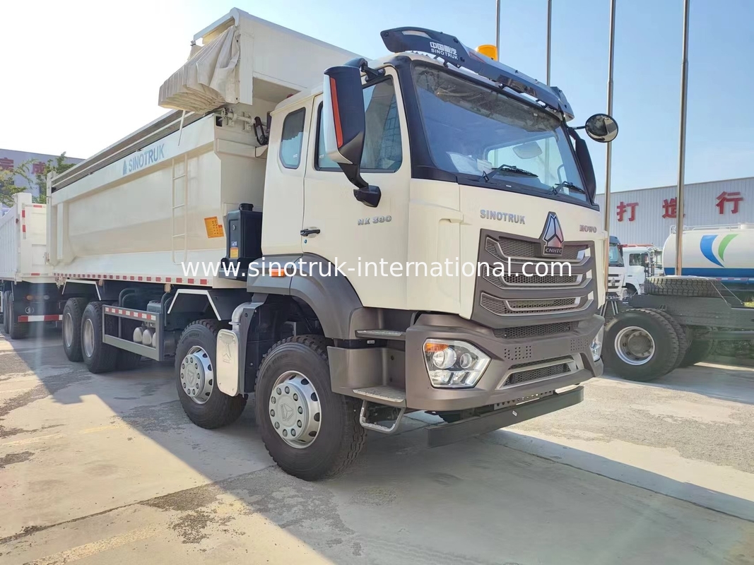 ZZ3317V386JB1R 高馬力 低燃費 380HP ホワイト U型 HOWO ティッパートラック