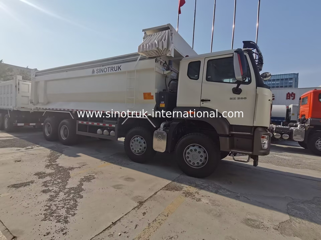 シノトルク ホハン 新型ホーオ 8X4 ダンプトラック 380hp 12輪 ホワイト H77L ZZ3317V386JB1R U型