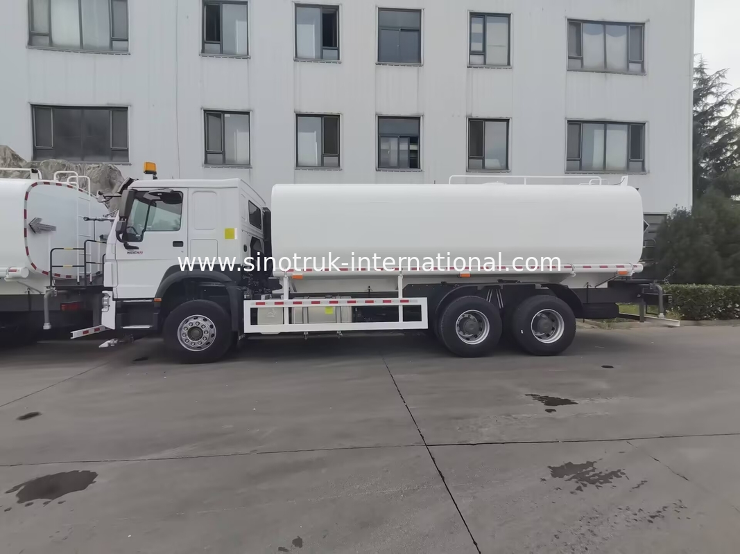 シノトルク HOWO ホワイト RHD 6x4 水タンク トラック ZZ1257V4347B1 高圧洗浄機能