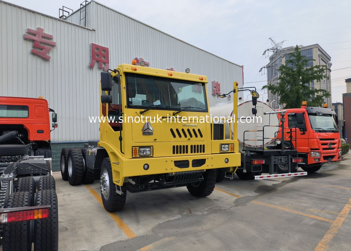 貨物箱の寸法5800*3200*1800mmとトラックキャビンのHW7Dを持つ汎用的な重荷輸送機