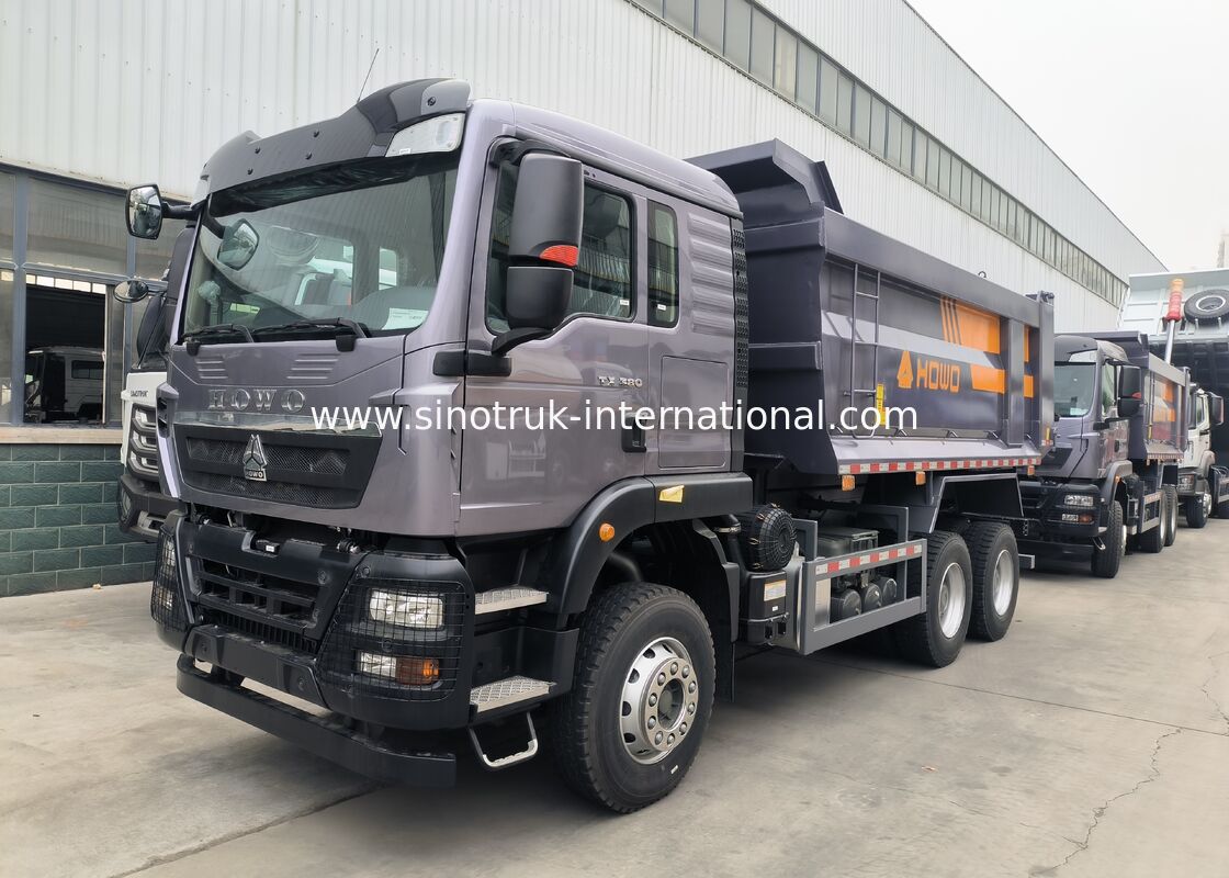 SINOTRUK 重荷輸送機 380HP エンジン,30-40トンの負荷容量と中途半端な持ち上げタイプ