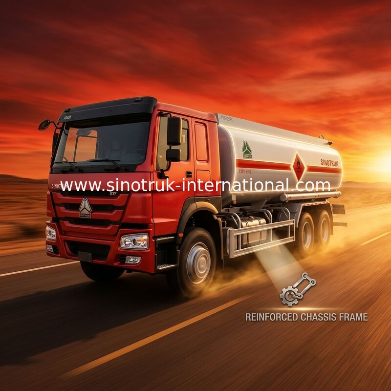 オイルの交通機関 4X2 LHD Euro3 190HP のための SINOTRUK のオイル タンクのトラック 8-12CBM