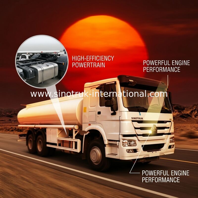 SINOTRUK HOWOの燃料タンクのトラック20トン、6X4 LHD Euro2 290HPの移動式給油車