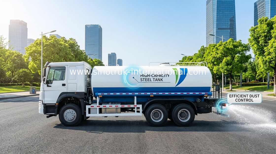 SINOTRUK HOWO スプリンクラー 水タンク トラック 10-25CBM 6 X 4 ユーロ 2 400HP