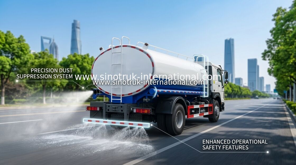 HOWO SINOTRUK 水タンク トラック 300HP ブルー