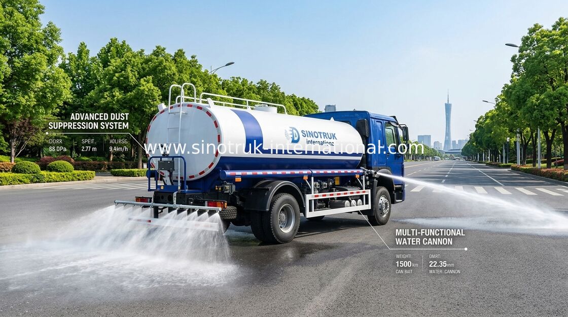 SINOTRUK HOWO 水タンクトラック 4x2 RHD 300HP 10CBM 持続的な水輸送