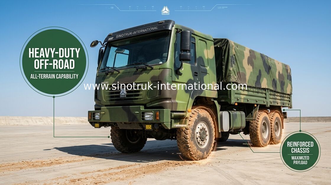 経済的な貨物トラック電気窓の調整装置との 6X4 25 トンの LHD Euro2 290HP
