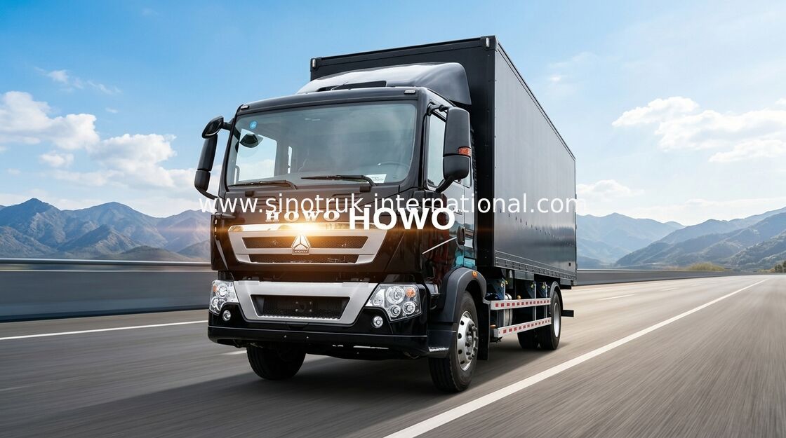 16 Tons 貨物 ヴァン Truck SINOTRUK HOWO の配達のための軽量箱のトラック