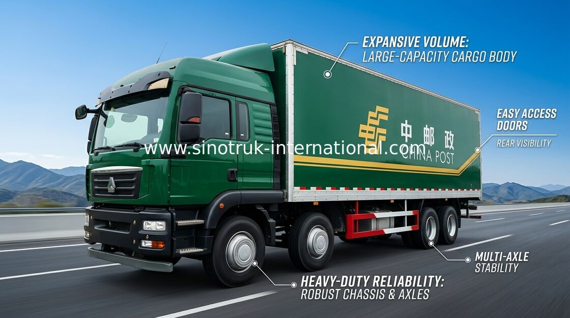 SINOTRUK HOWO CargoヴァンTruck 30 - 40ユーロ トンの6x2の兵站学の企業のための2 336HP