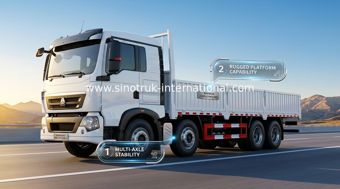 SINOTRUK HOWO の貨物トラック兵站学 ZZ1257M56C7C1A のための 6X2 25 トンの LHD Euro2 290HP