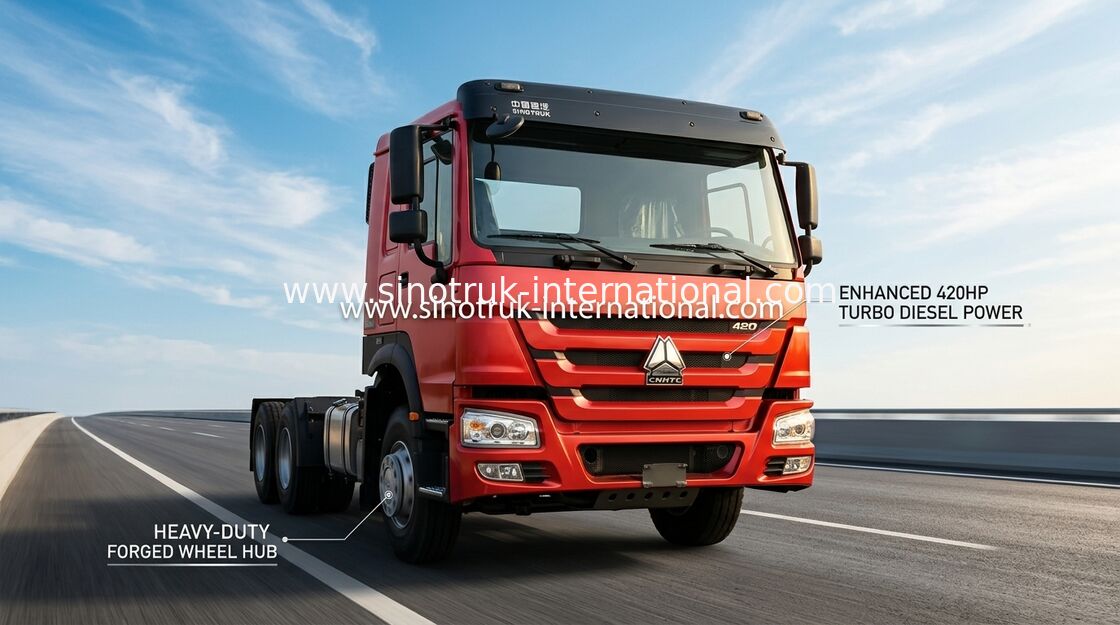 Sinotruk Howoのトラクターのトラック真新しい430Hp Lhd 10Wheels 6の× 4