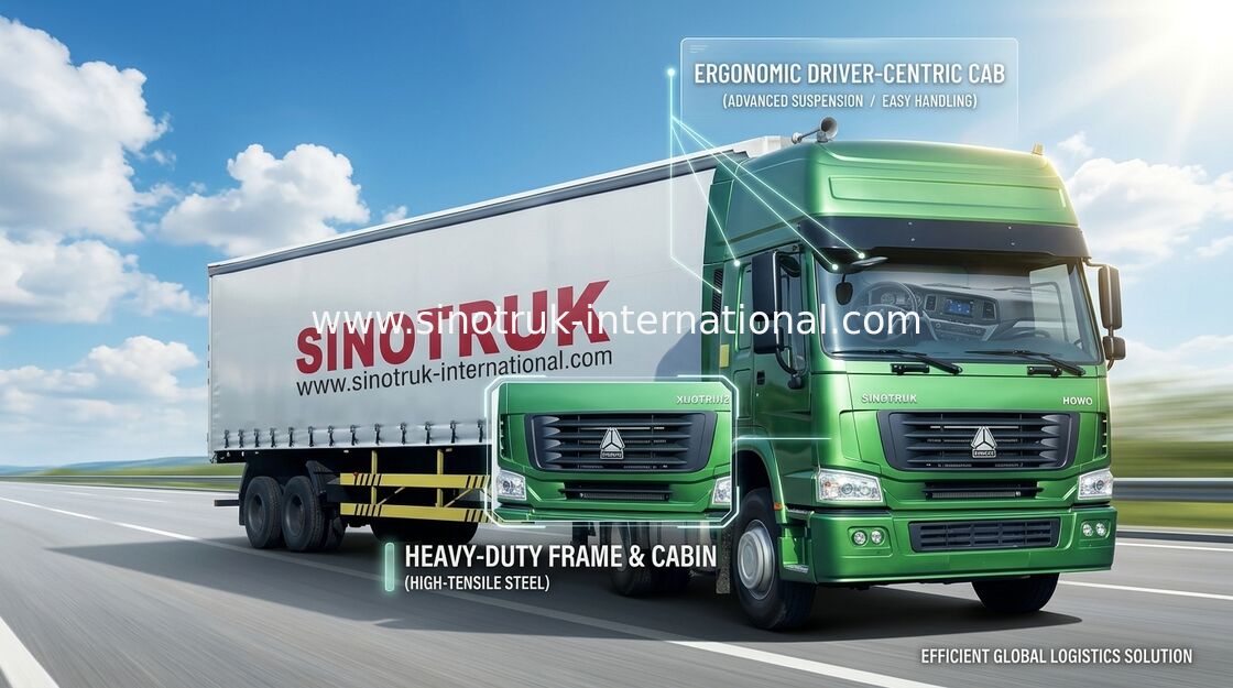 高性能のトラクターの頭部のトラック、266-420hp Sinitrukのトレーラー トラックのトラック