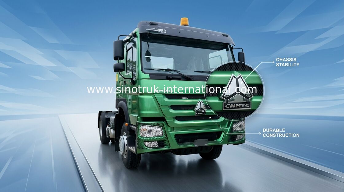 シノトルク ホウ トラクター トラック 全新 400HP Lhd 6輪 4 × 2